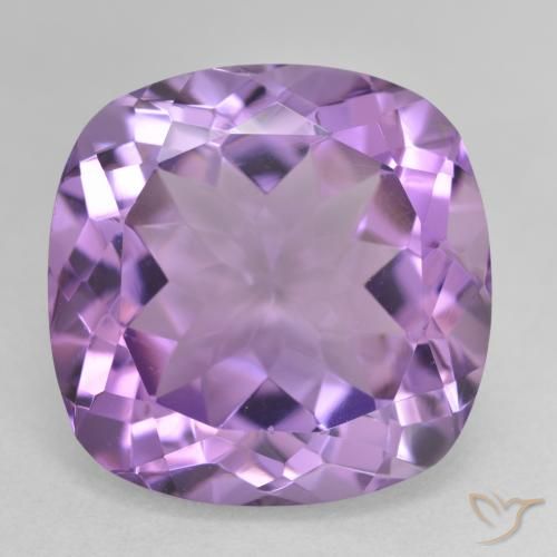 14.83ct 天然 パープルがかったバイオレット アメジスト, クッション, VVS