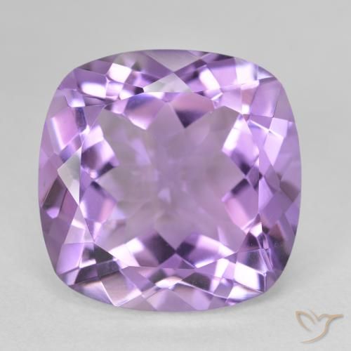 12.11ct 天然 アイリスバイオレット アメジスト, クッション, VVS
