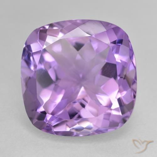 13.73ct 天然 ピンクがかったバイオレット アメジスト, クッション, VVS
