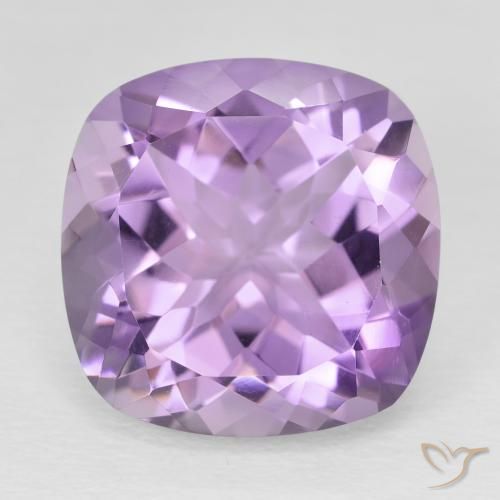 11.50ct 天然 ピンクがかったバイオレット アメジスト, クッション, VVS