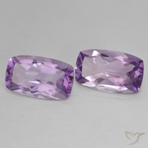 Shop natural 11.24ct Medium Light Purplish-Violet アメジスト gems, クッション, from ブラジル at GemSelect. In stock, global shipping!