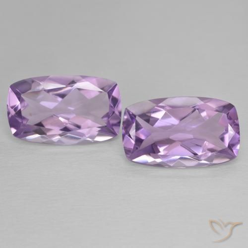 Shop natural 11.28ct Medium Light Purplish-Violet アメジスト gems, クッション, from ブラジル at GemSelect. In stock, global shipping!