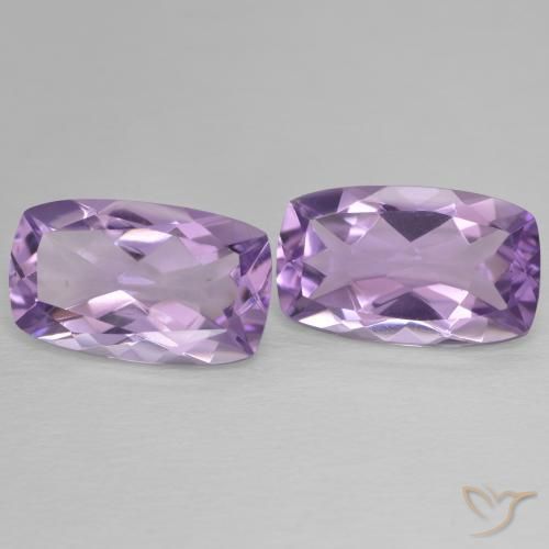 Shop natural 11.28ct Medium Light Purplish-Violet アメジスト gems, クッション, from ブラジル at GemSelect. In stock, global shipping!