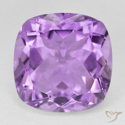 21.72ct 天然 ミディアムパープルがかったバイオレット アメジスト, クッション, VVS-VS