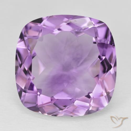 20.53ct 天然 Medium Light Purplish-Violet アメジスト, クッション, VS