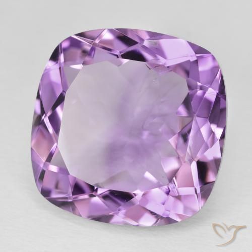 20.53カラットの天然Medium Light Purplish-Violetアメジスト、クッション、VS