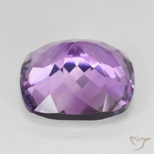 20.53カラットの天然Medium Light Purplish-Violetアメジスト、クッション、VS