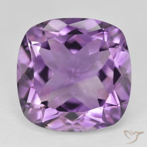 20.59ct 天然 パープルがかったバイオレット アメジスト, クッション, VVS