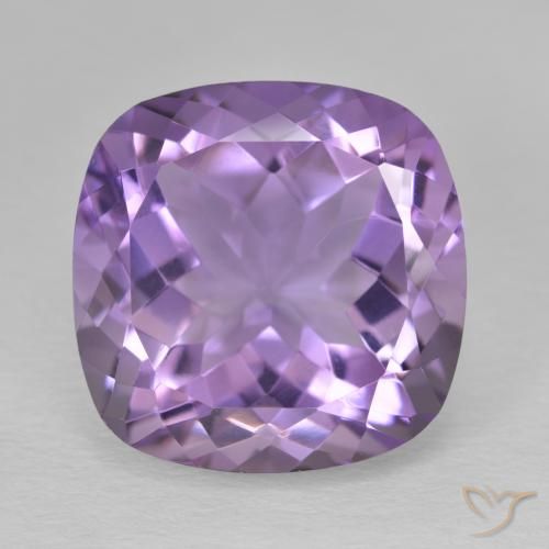 12.50ct 天然 ナスバイオレット アメジスト, クッション, VVS