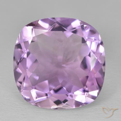 13.67ct 天然 ピンクがかったバイオレット アメジスト, クッション, VVS