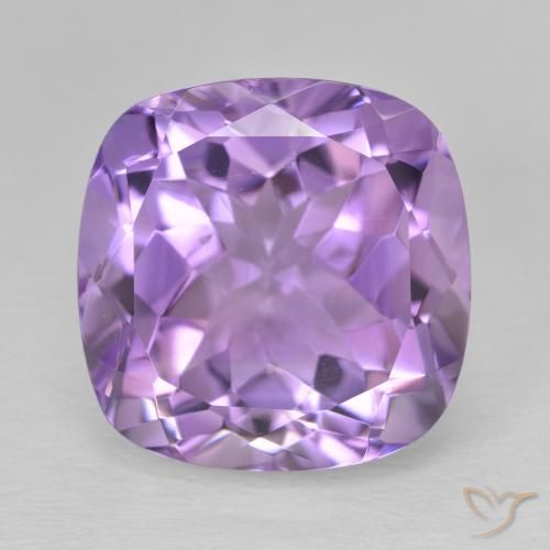 13.53ct 天然 濃いアイリスバイオレット アメジスト, クッション, VVS