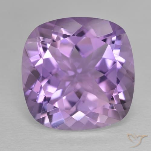 12.52ct 天然 アイリスバイオレット アメジスト, クッション, VVS-VS