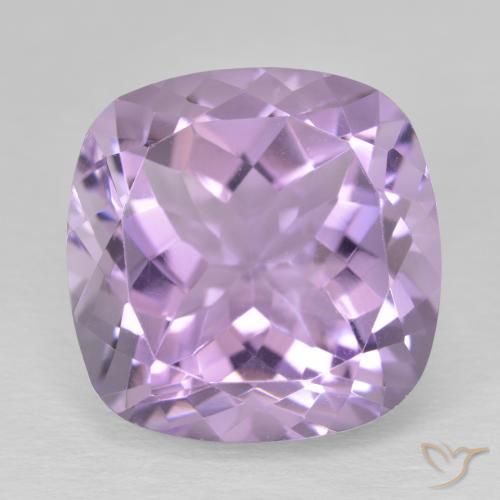 12.93ct 天然 ピンクがかったバイオレット アメジスト, クッション, VVS