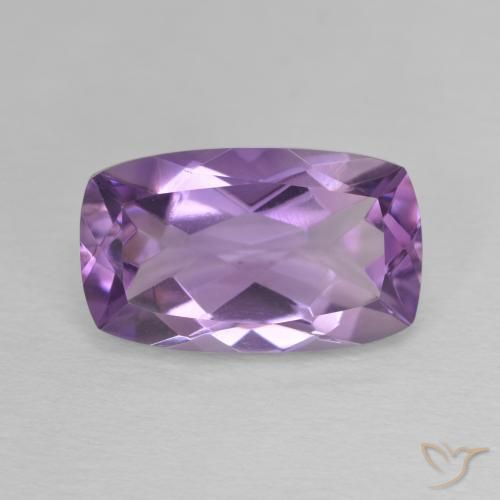 5.80ct 天然 ディープバイオレット アメジスト, クッション, VVS