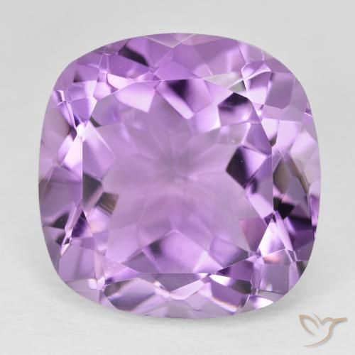 20.07ct 天然 ピンクがかったバイオレット アメジスト, クッション, VVS