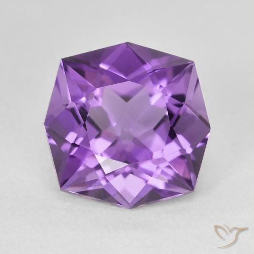5.38ct 天然 パープルがかったバイオレット アメジスト, ファンシー, VVS