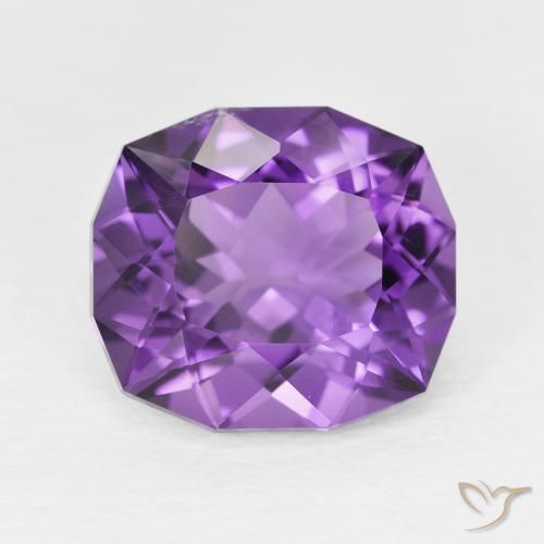 6.08ct 天然 濃い紫 アメジスト, ファンシー, VS