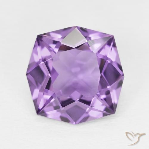 4.75ct 天然 ミディアムパープルがかったバイオレット アメジスト, ファンシー, VS