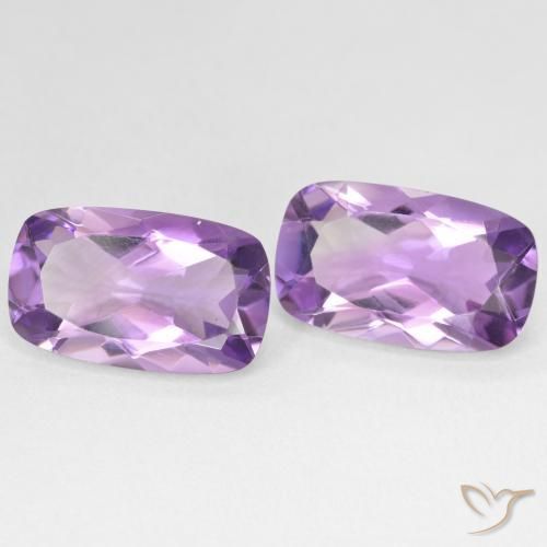 Shop natural 10.79ct Medium Light Purplish-Violet アメジスト gems, クッション, from ブラジル at GemSelect. In stock, global shipping!