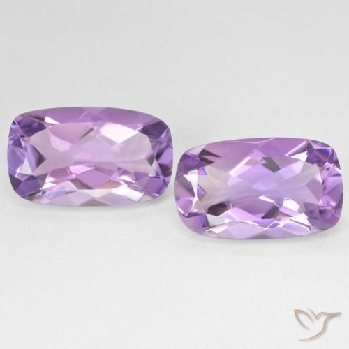 10.83ctw 天然 Medium Light Purplish-Violet アメジスト, クッション, VS