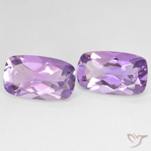 Shop natural 10.83ct Medium Light Purplish-Violet アメジスト gems, クッション, from ブラジル at GemSelect. In stock, global shipping!