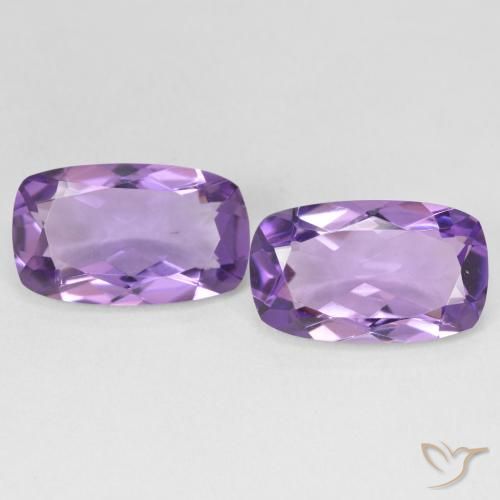 Shop natural 10.04ct Medium Light Purplish-Violet アメジスト gems, クッション, from ブラジル at GemSelect. In stock, global shipping!