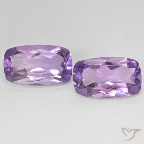 Shop natural 11.30ct Medium Light Purplish-Violet アメジスト gems, クッション, from ブラジル at GemSelect. In stock, global shipping!