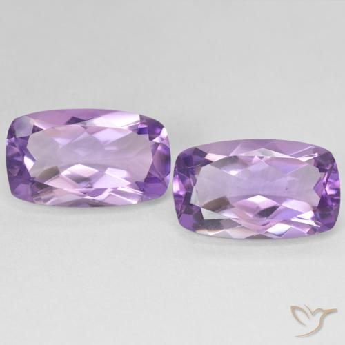 Shop natural 11.50ct Medium Light Purplish-Violet アメジスト gems, クッション, from ブラジル at GemSelect. In stock, global shipping!