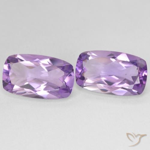 Shop natural 11.50ct Medium Light Purplish-Violet アメジスト gems, クッション, from ブラジル at GemSelect. In stock, global shipping!
