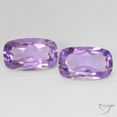 11.23ctw 天然 Medium Light Purplish-Violet アメジスト, クッション, VVS-VS