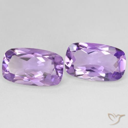 Shop natural 11.23ct Medium Light Purplish-Violet アメジスト gems, クッション, from ブラジル at GemSelect. In stock, global shipping!
