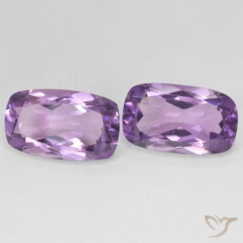 Shop natural 11.30ct Medium Light Purplish-Violet アメジスト gems, クッション, from ブラジル at GemSelect. In stock, global shipping!