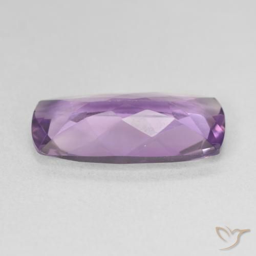 5.82カラットの天然Medium Light Purplish-Violetアメジスト、クッション、VS