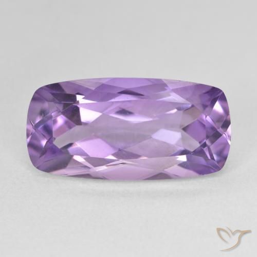 7.70ct 天然 ミディアムバイオレット アメジスト, クッション, VVS-VS
