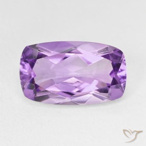 5.83ct 天然 パープルがかったバイオレット アメジスト, クッション, VVS