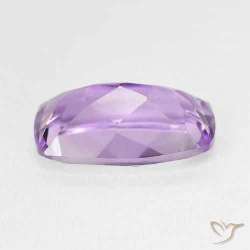 5.92カラットの天然Medium Light Purplish-Violetアメジスト、クッション、VVS