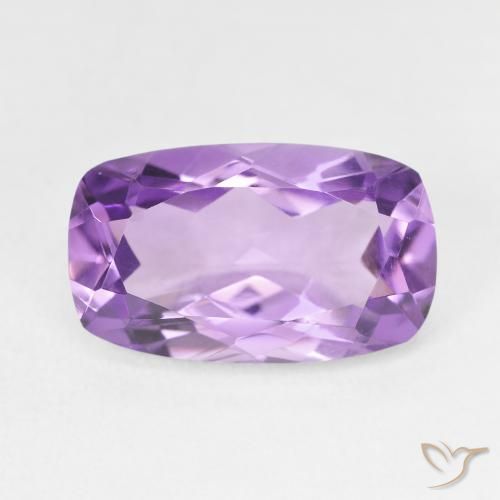 5.85ct 天然 パープルがかったバイオレット アメジスト, クッション, VVS