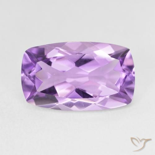 5.80ct 天然 パープルがかったバイオレット アメジスト, クッション, VVS