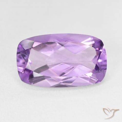 5.70ct 天然 パープルがかったバイオレット アメジスト, クッション, VVS
