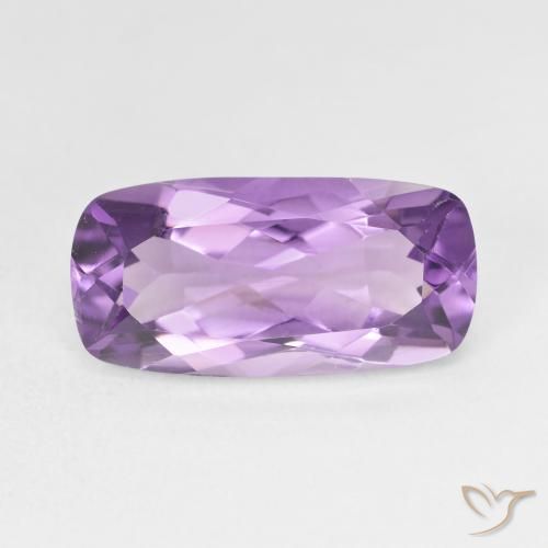 7.43ct 天然 パープルがかったバイオレット アメジスト, クッション, VS