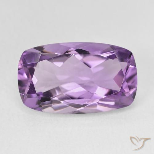 5.53ct 天然 ナスバイオレット アメジスト, クッション, VVS