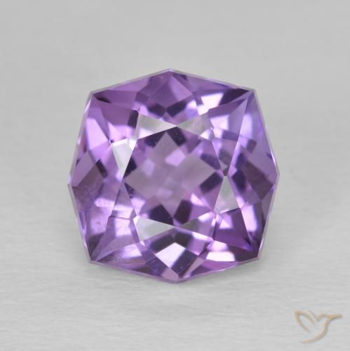 2.43ct 天然 ピンクがかったアイリスバイオレット アメジスト, ファンシー, VS-SI