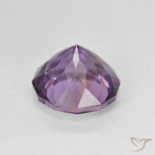 2.78カラットの天然Medium Light Purplish-Violetアメジスト、ラウンド、VS