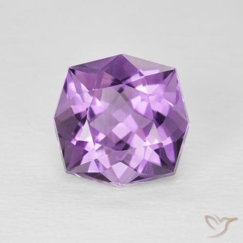 3.07ct 天然 Medium Light Purplish-Violet アメジスト, ファンシー, VS