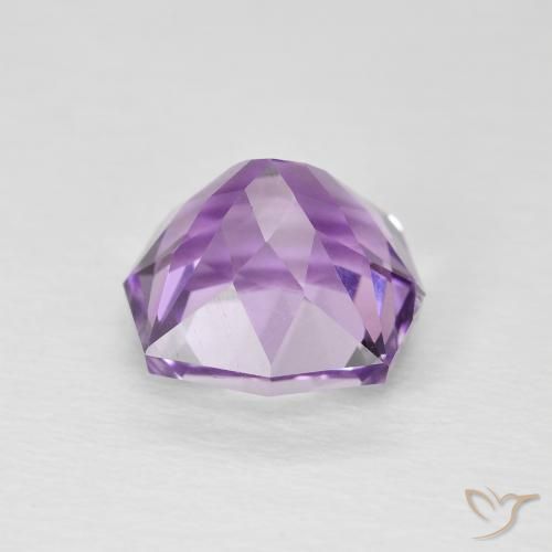 3.07カラットの天然Medium Light Purplish-Violetアメジスト、ファンシー、VS