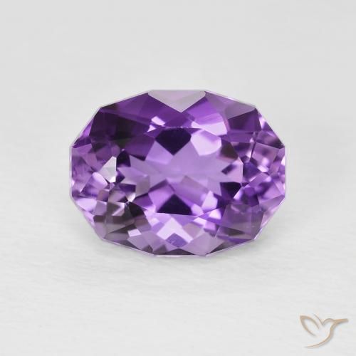 3.23ct 天然 ミディアムバイオレットピンク アメジスト, 楕円形, VS