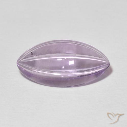 5.57ct 天然 ライトバイオレット アメジスト, マーキーズ, 透明