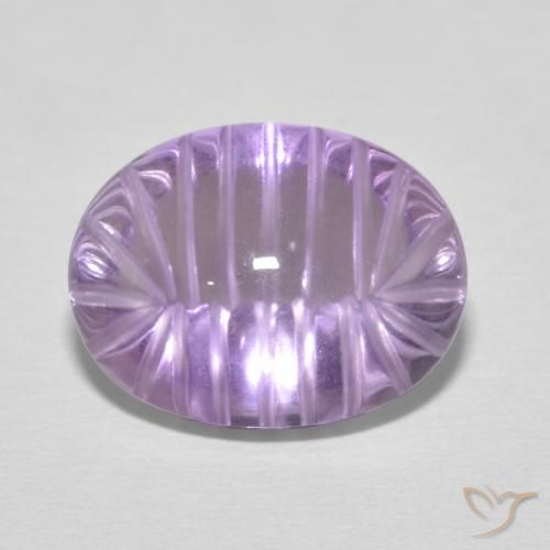 8.02ct 天然 アイリスバイオレット アメジスト, 楕円形, 透明