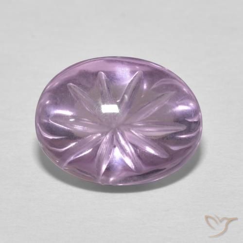 4.84ct 天然 マゼンタ アメジスト, 楕円形, 透明