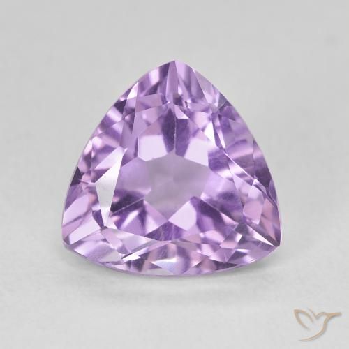 2.98ct 天然 ミディアムバイオレット アメジスト, トリリオン, VS